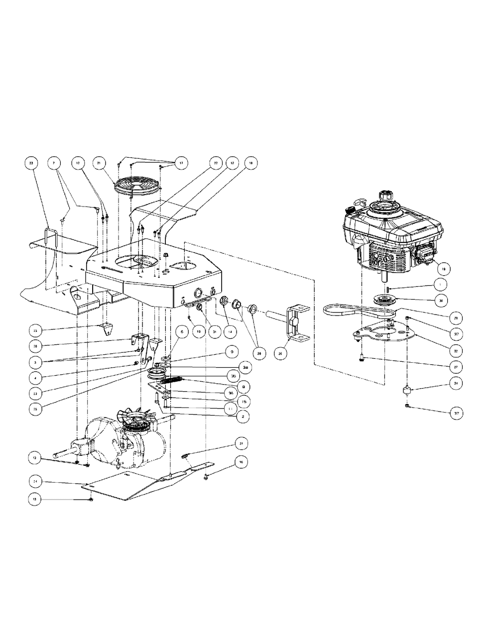 Sulky Assembly (2008 Only) Diagram and Parts List for 56A443TH (750-XP)(2008 & Before) Cub Cadet Lawn Mower